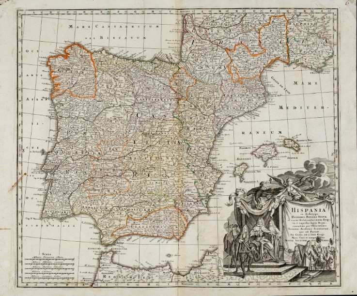 Hispania ex Archetypo Roderici Mendez Sylvae (G.M. Seutter 1735).jpg