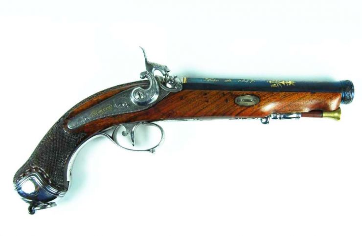 Fitxategi:Pistola. Pistoi giltza (Baltasar Ibarra 1847).jpg