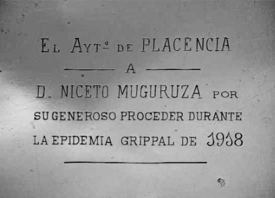 Fitxategi:1918ko gripea. Niceto Muguruzari eskeinitako erretilua.jpg