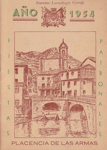 Fitxategi:Fiestas patronales (Soraluzeko Udala 1954). Azala.jpg