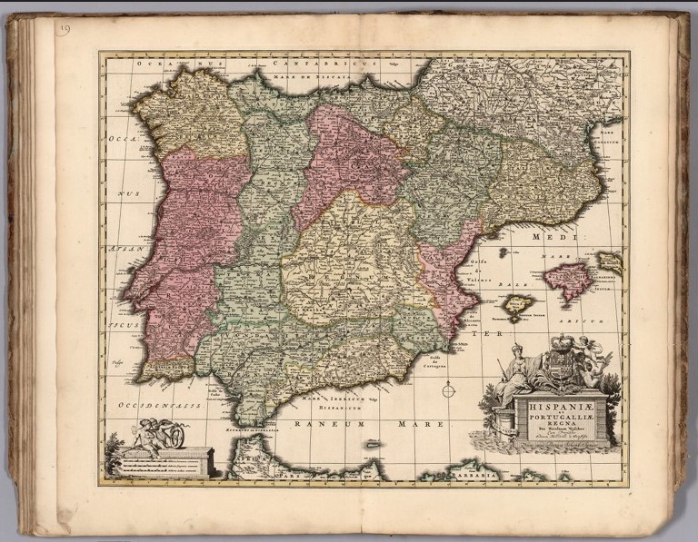 Fitxategi:Hispaniae Et Portugalliae Regna (Visscher & Schenk 1740).jpg