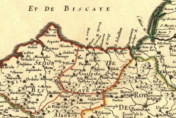 Fitxategi:Les estats de la couronne de Castille. Soraluze ingurua (Pierre Mariette 1652).jpg