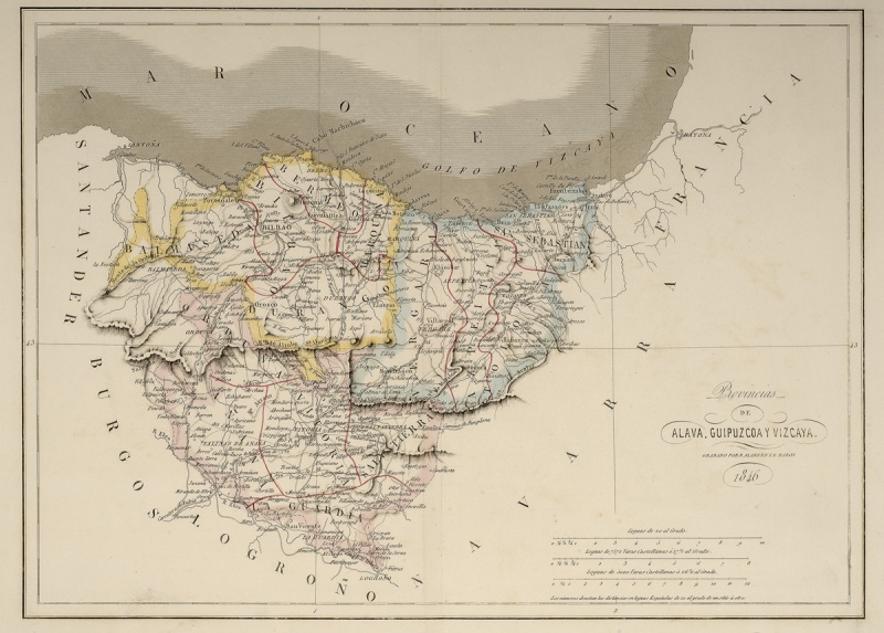 Fitxategi:Provincias de Álava, Guipúzcoa y Vizcaya (R. Alabern eta E. Mabon 1846).jpg