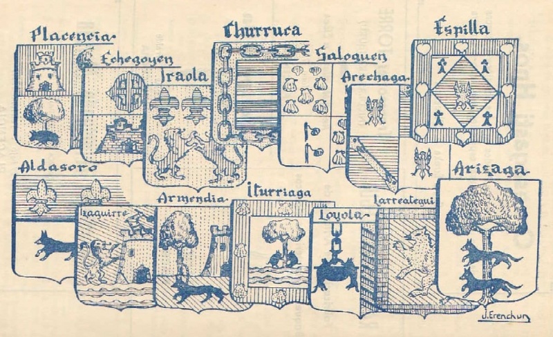 Fitxategi:Casas solares y sus escudos de armas. Hamalau armarri (1961).jpg