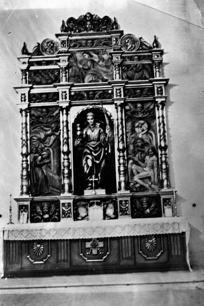 Fitxategi:Santa Maria la Real. Santa Barbara erretaula (Indalecio Ojanguren 1953).jpg