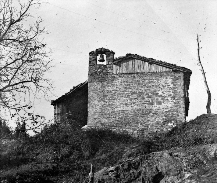 Fitxategi:San Esteban ermita (Irure). Ikuspegi orokorra 02 (Indalecio Ojanguren 1943).jpg