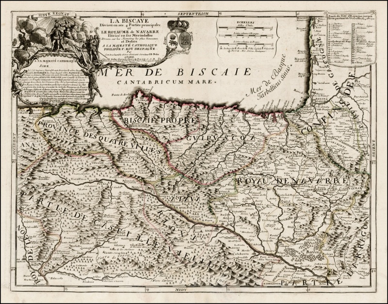 La Biscaye Divisee en ses 4 Parties principales (Jean Baptiste Nolin 1700).jpg