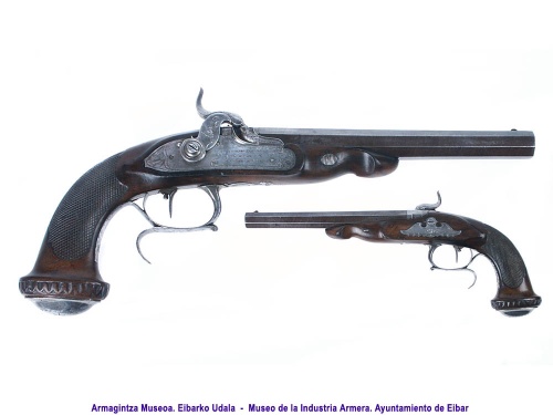Eusebio Zuloaga. Pistola (Eibarko arma museoa)