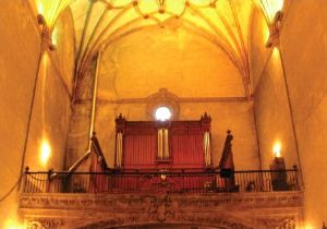 Santa Maria la Real eliza. Korua eta organoa.jpg