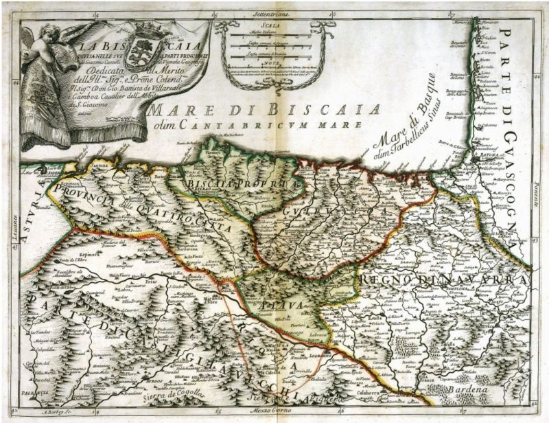 La Biscaia Divisa Nelle Sue 4 Parti Principali (Giacomo Cantelli da Vignola 1696).jpg