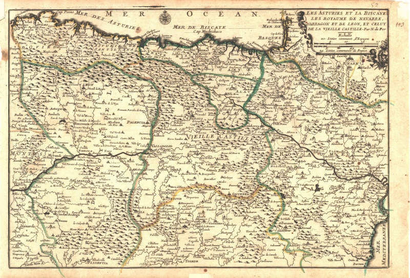 Fitxategi:Les Asturies et la Biscaye 2 (Nicolas de Fer 1705).jpg