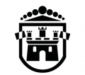 Zuri-beltzeko logoa