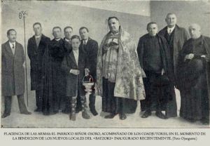 Batzokia. Abadeak inaugurazioan (Ilustración Católica 1932).jpg