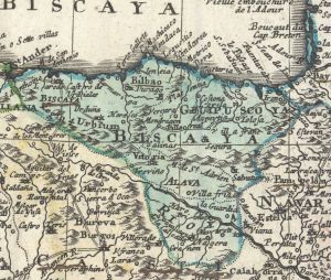 Regnorum Hispaniae et Portugalliae (Homann 1720). Soraluzeko ingurua.jpg