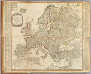 Europe divided into its Empires and Kingdoms (J.B. Bourguignon de Anville 1795).jpg