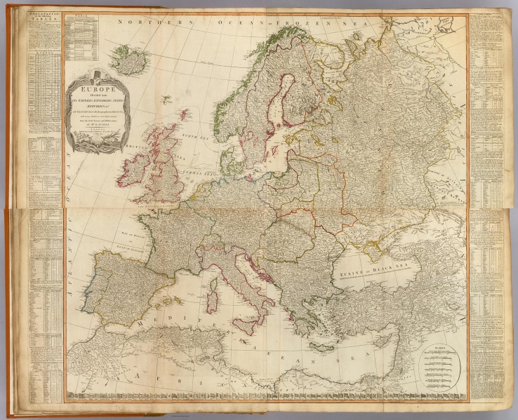 Fitxategi:Europe divided into its Empires and Kingdoms (J.B. Bourguignon de Anville 1795).jpg