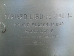 Placencia 240/14 morteroa. Plaka (Luis Sanz 2009)