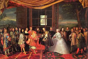 Konpantzia. Felipe IV eta Luis XIV.jpg