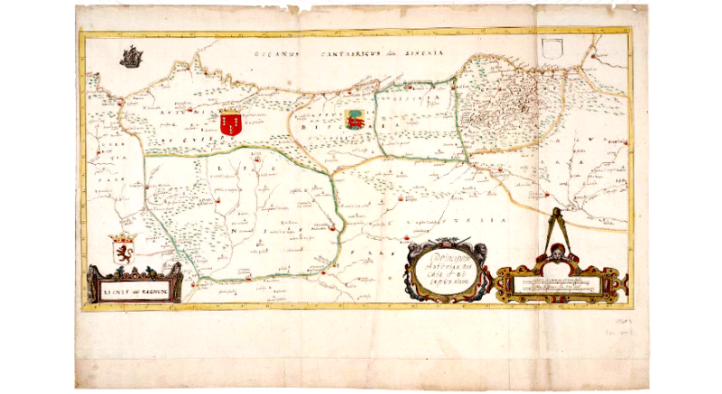 Principato Asturias, Biscaia et Guispus, Alava (Essen 1720).png