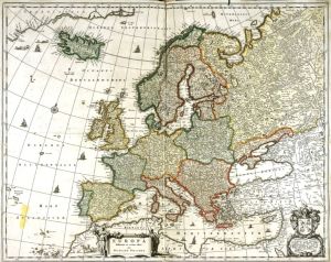 Europa delineata et recens edita (Nicolaus Visscher 1650).jpg