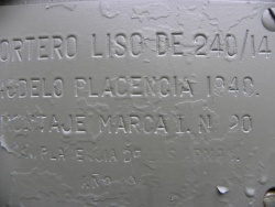 Placencia 240/14 morteroa. Plaka (2012)