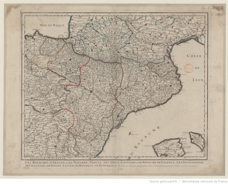 Fitxategi:Les Royaumes d Aragon et de Navarre (Hubert Jaillot 169x).jpg