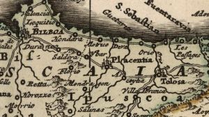 Hispaniae Et Portugalliae Regna (Visscher & Schenk 1740). Soraluzeko ingurua.jpg