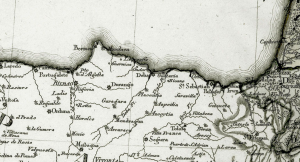 Karte von Frankreich. Soraluze ingurua (D.F. Sotzmann 1795).png