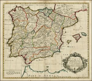 Spain and Portugall into their Kingdoms and Principalities (John Senex 1719).jpg