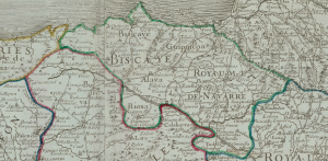 Carte routière d'Espagne et de Portugal (Pierre Longchamps 1812). Soraluze ingurukoa.png