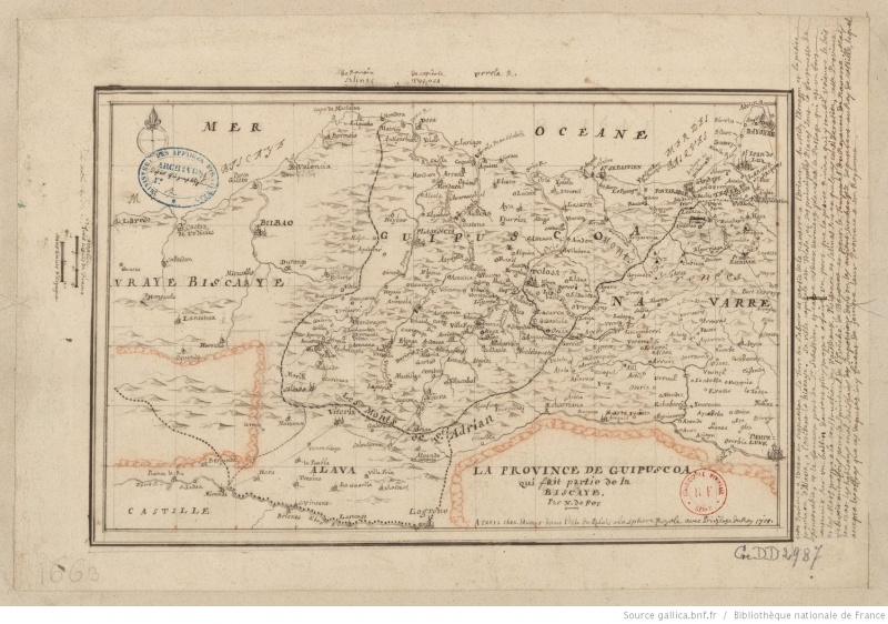 Fitxategi:La province de Guipuscoa (Nicolas de Fer 1710).jpg